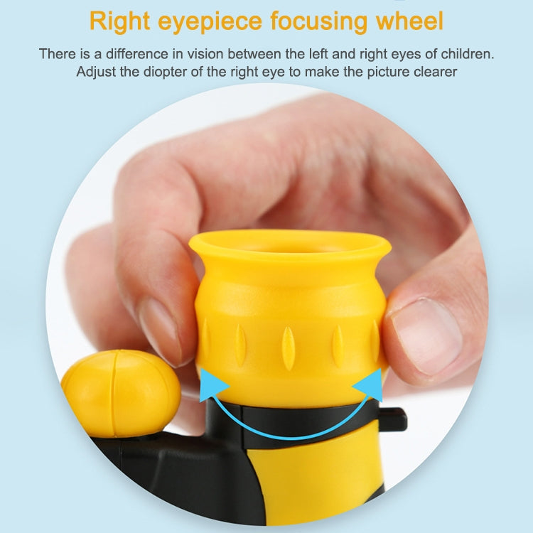 Skorter | HD High Magnification Children Outdoor Telescope(Yellow)