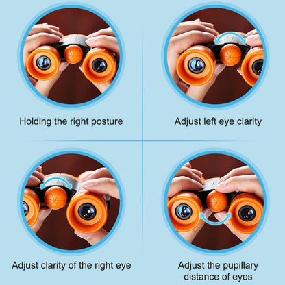 Skorter | HD High Magnification Children Outdoor Telescope(Orange)