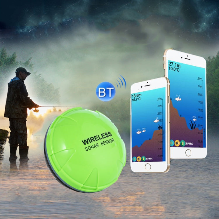 Skorter | Fish Finder Wireless Mobile Phone Sonar Fish Finder APP Underwater Fish Finder Fishing Fishing Gear(Green)