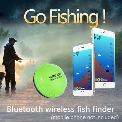 Skorter | Fish Finder Wireless Mobile Phone Sonar Fish Finder APP Underwater Fish Finder Fishing Fishing Accessories (Green)