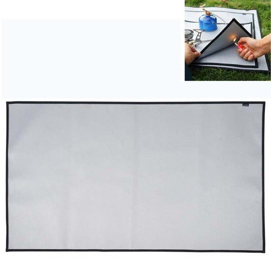 Skorter | CLS Outdoor Camping Fireproof Cloth Picnic Barbecue Heat Insulation Mat Flame Retardant Fiberglass Fire Blanket, Size:105x60cm