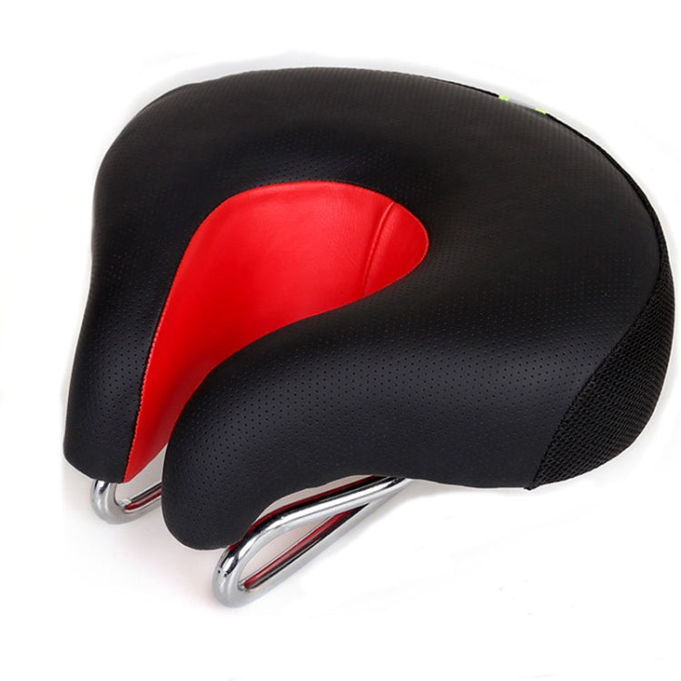 Skorter | Noseless Bicycle Saddle Mountain Bike Thickened  Soft Cushion(Red)