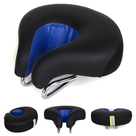 Skorter | Noseless Bicycle Saddle Mountain Bike Thickened  Soft Cushion(Blue)