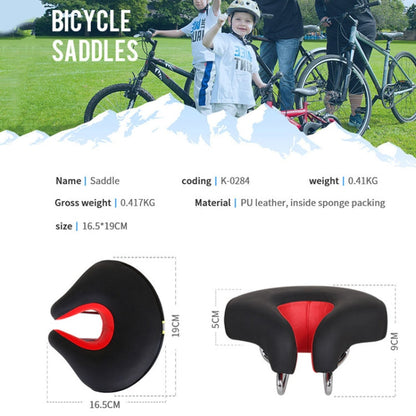 Skorter | Noseless Bicycle Saddle Mountain Bike Thickened  Soft Cushion(Yellow)