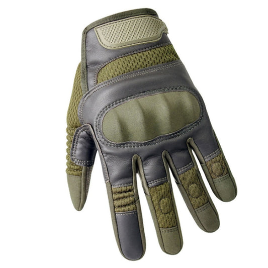 Skorter | B28 Outdoor Rding Motorcycle Protective Anti-Slip Wear-Resistant Mountaineering Sports Gloves, Size: M(Army Green)