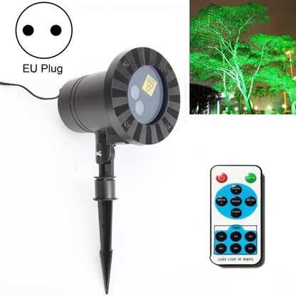 Skorter | 30W Remote Control Outdoor Waterproof Laser Light Garden Decoration Lawn Lamp, green light + red light (UK plug)