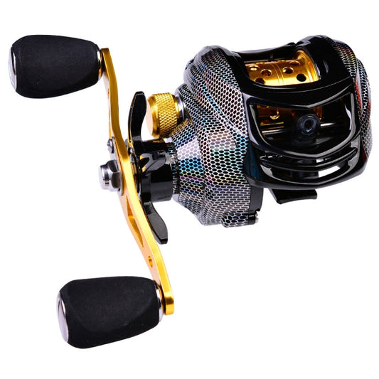 Skorter | PROBEROS Metal Drop Wheel 18+1 Axis Lure Fish Wheel, Style: DW132WR Right Hand