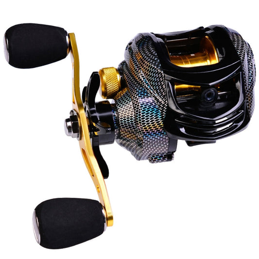 Skorter | PROBEROS Metal Drop Wheel 18+1 Axis Lure Fish Wheel, Style: DW132PR Right Hand