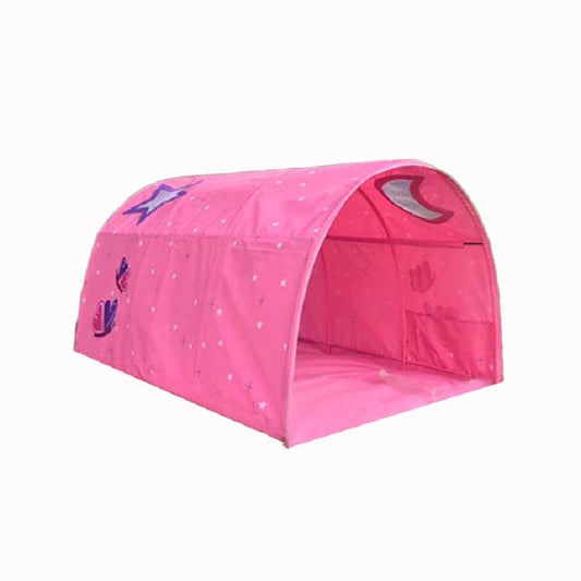 Skorter | Children Home Bed Crawl Tunnel Game House Tent, Style:Pink