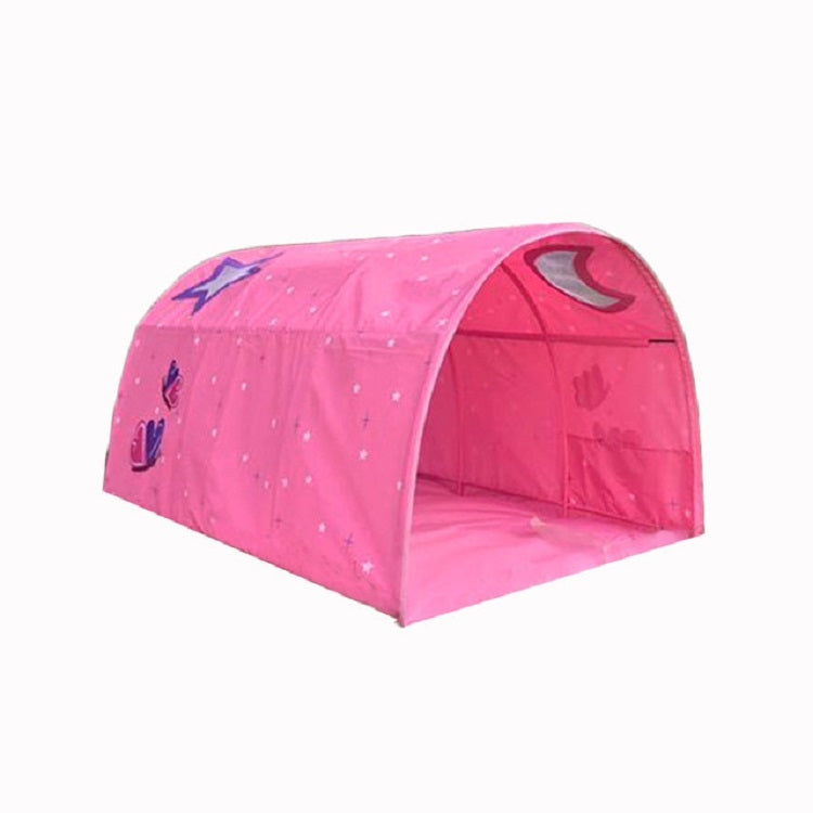 Skorter | Children Home Bed Crawl Tunnel Game House Tent, Style:Pink