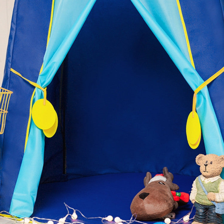 Skorter | Children Indoor Toy House Yurt Game Tent(Blue)