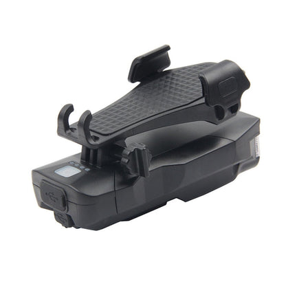 Skorter | 500LM Bicycle Light Mobile Phone Holder Multi-Function Riding Front Light With Horn 2400 mAh (Black Blue)
