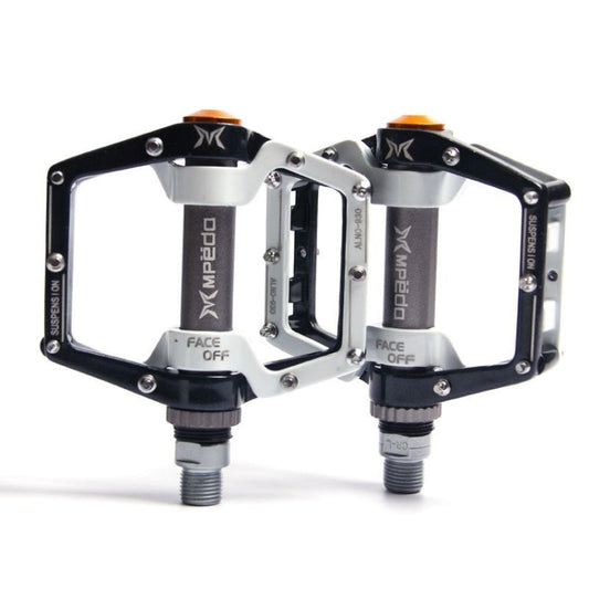 Skorter | MPEDA Mountain Bike Bearing Pedal Ultra-Light Aluminum Alloy Non-Slip Bearing Pedal, Size: 930(White Black)