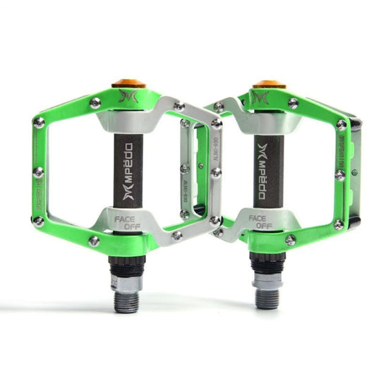 Skorter | MPEDA Mountain Bike Bearing Pedal Ultra-Light Aluminum Alloy Non-Slip Bearing Pedal, Size: 930(White Green)