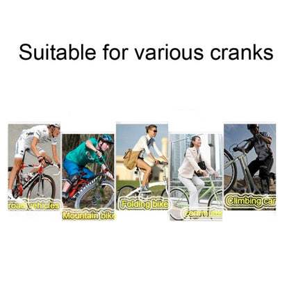 Skorter | Bicycle Pedal Mountain Bike Aluminum Alloy Palin Pedal Non-Slip Bearing Pedal (901 Yellow)