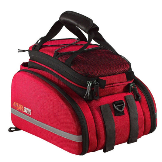 Skorter | CBR Bike Hard Shell Shelf Bag Travel Bag Bicycle Hard Shell Shoulder Bag(Red)