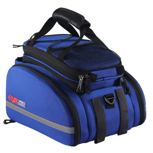 Skorter | CBR Bike Hard Shell Shelf Bag Travel Bag Bicycle Hard Shell Shoulder Bag(Blue)