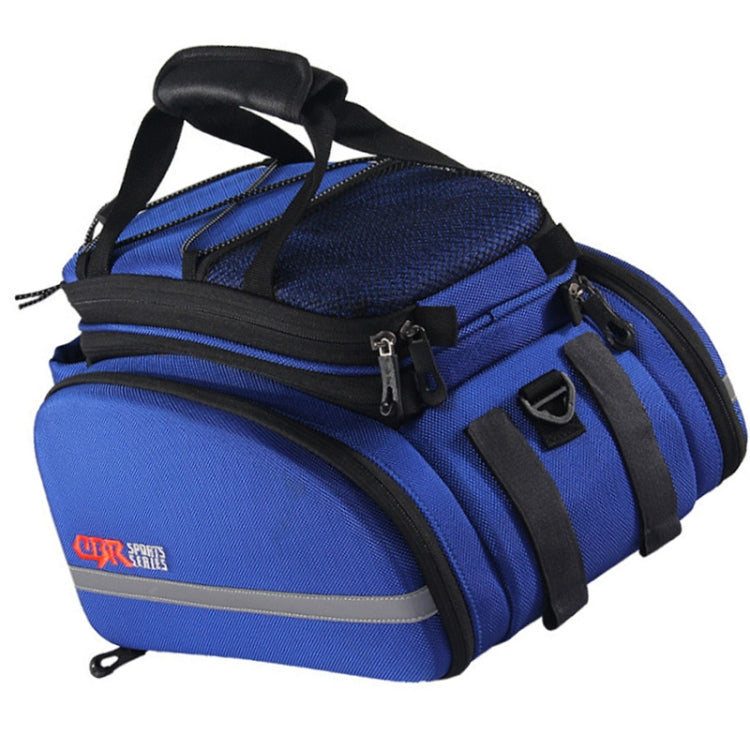 Skorter | CBR Bike Hard Shell Shelf Bag Travel Bag Bicycle Hard Shell Shoulder Bag(Blue)