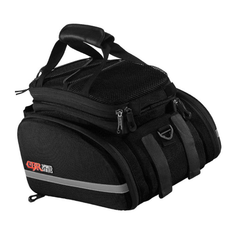 Skorter | CBR Bike Hard Shell Shelf Bag Travel Bag Bicycle Hard Shell Shoulder Bag(Black)