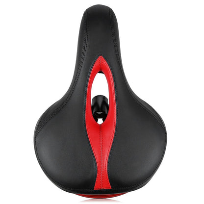 Skorter | Bicycle Cushion With Lamp Bicycle Saddle Mountain Bike Saddle(Red)