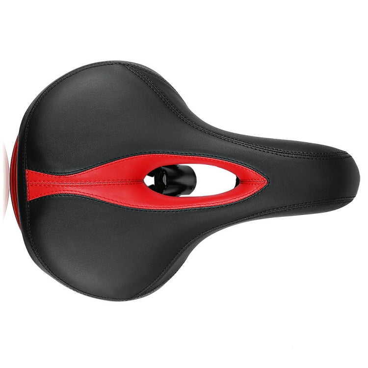 Skorter | Bicycle Cushion With Lamp Bicycle Saddle Mountain Bike Saddle(Red)