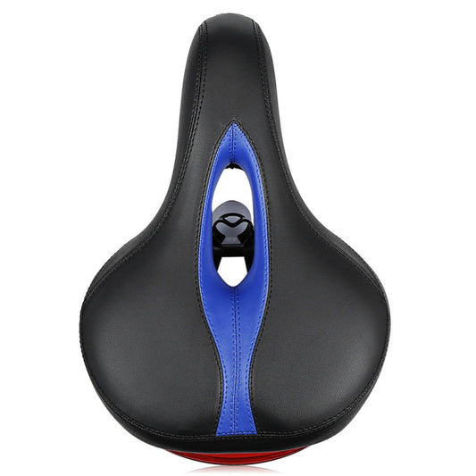Skorter | Bicycle Cushion With Lamp Bicycle Saddle Mountain Bike Saddle(Blue)