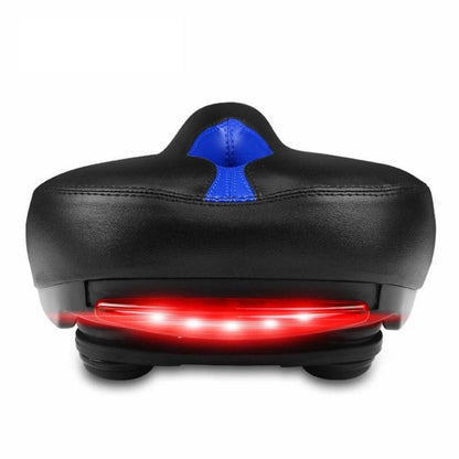 Skorter | Bicycle Cushion With Lamp Bicycle Saddle Mountain Bike Saddle(Blue)