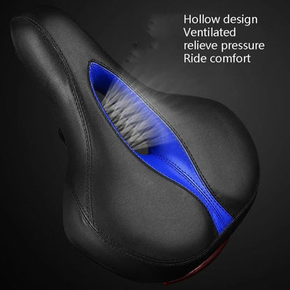 Skorter | Bicycle Cushion With Lamp Bicycle Saddle Mountain Bike Saddle(Red)
