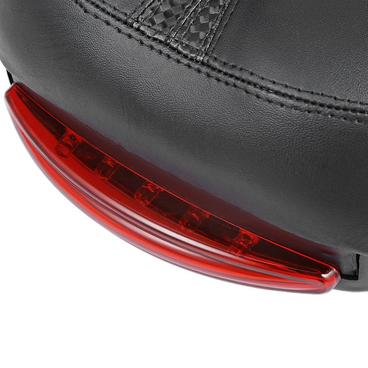 Skorter | Bicycle Cushion With Lamp Bicycle Saddle Mountain Bike Saddle(Black)