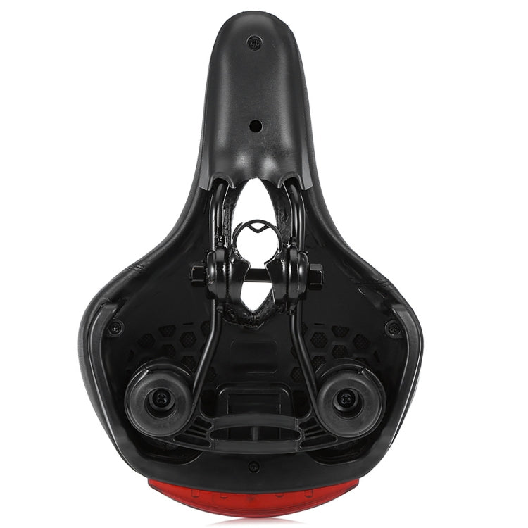 Skorter | Bicycle Cushion With Lamp Bicycle Saddle Mountain Bike Saddle(Black)