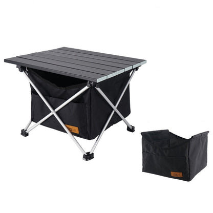 Skorter | CLS Outdoor Folding Picnic Table Storage Hanging Bag Portable Invisible Pocket Storage Hanging Pocket,Style: Black Table + Small Pocket