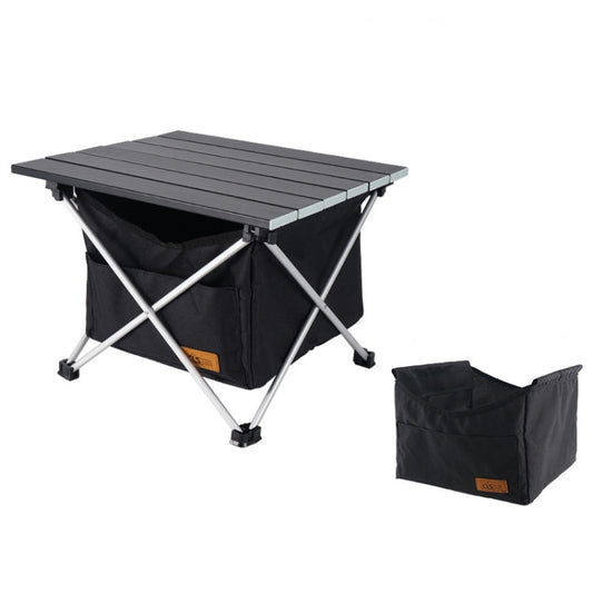 Skorter | CLS Outdoor Folding Picnic Table Storage Hanging Bag Portable Invisible Pocket Storage Hanging Pocket,Style: Black Table + Small Pocket