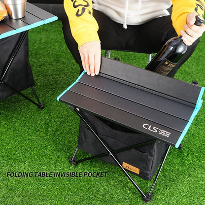 Skorter | CLS Outdoor Folding Picnic Table Storage Hanging Bag Portable Invisible Pocket Storage Hanging Pocket,Style: Table Small + Small Pocket
