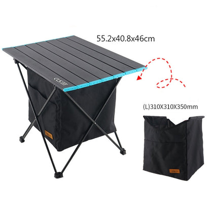 Skorter | CLS Outdoor Folding Picnic Table Storage Hanging Bag Portable Invisible Pocket Storage Hanging Pocket,Style: Table Medium + Large Pocket