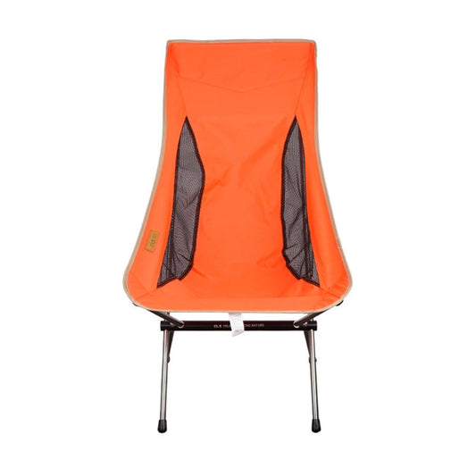 Skorter | CLS Outdoor Folding Chair Heightening Portable Camping Fishing Chair(Orange)