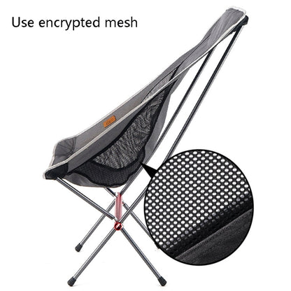 Skorter | CLS Outdoor Folding Chair Heightening Portable Camping Fishing Chair(Black)