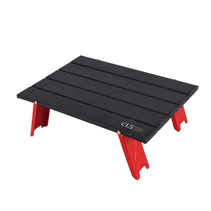 Skorter | CLS Outdoor Mini Folding Table Camping Tent Table Camping Portable Coffee Table(Red)