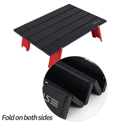 Skorter | CLS Outdoor Mini Folding Table Camping Tent Table Camping Portable Coffee Table(Red)