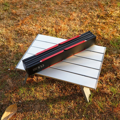 Skorter | CLS Outdoor Mini Folding Table Camping Tent Table Camping Portable Coffee Table(Red)