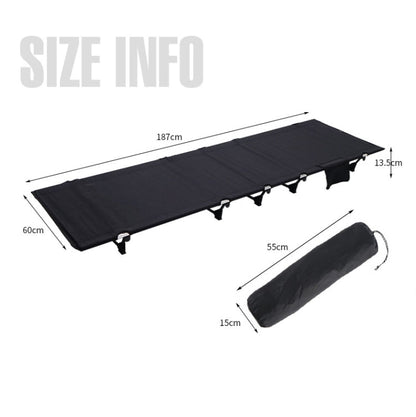 Skorter | CLS Outdoor Lightweight Folding Bed Camping Simple Leisure Bed (Black)