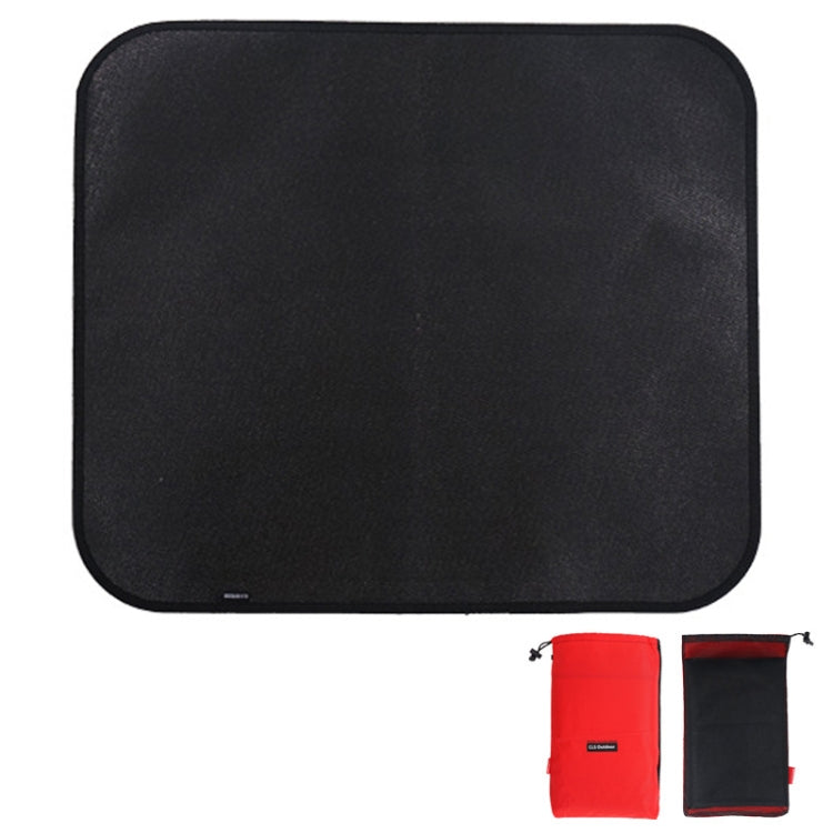 Skorter | CLS Outdoor Camping Silicone Fireproof Cloth Picnic Barbecue Heat Insulation Pad, Size: XL: 800x750mm