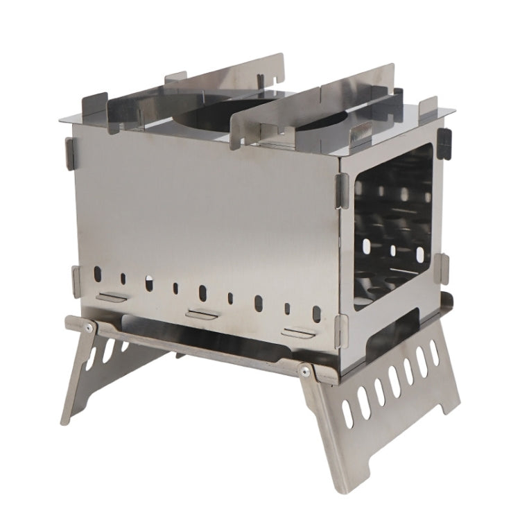 Skorter | Outdoor Folding Card Stove Barbecue Rack Camping Windproof Burning Fire Station