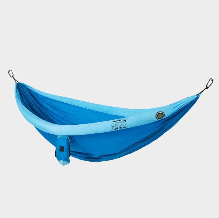 Skorter | Outdoor Double Inflatable Hammock Anti-Rollover Camping Swing, Size: 270x140cm(Royal Blue)