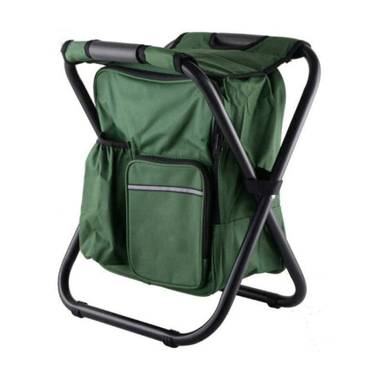 Skorter | Multifunctional Folding Stool Portable Ice Pack Stool Lightweight Outdoor Stool(Green)