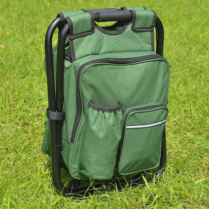Skorter | Multifunctional Folding Stool Portable Ice Pack Stool Lightweight Outdoor Stool(Green)