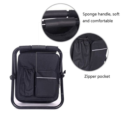 Skorter | Multifunctional Folding Stool Portable Ice Pack Stool Lightweight Outdoor Stool(Blue)