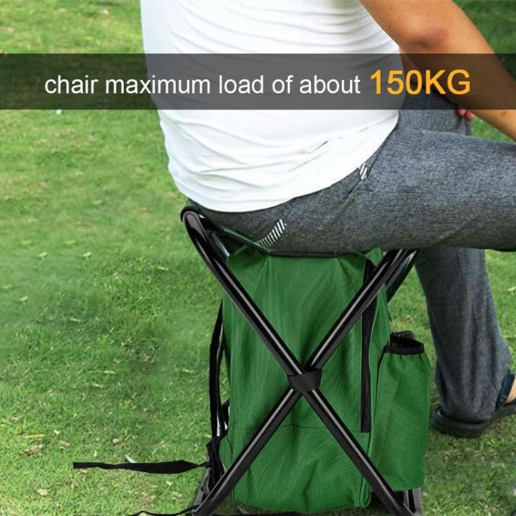 Skorter | Multifunctional Folding Stool Portable Ice Pack Stool Lightweight Outdoor Stool(Blue)