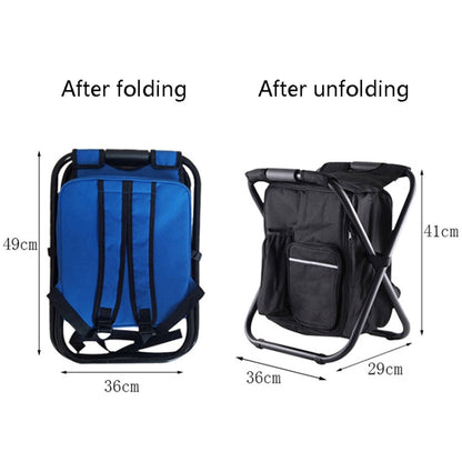 Skorter | Multifunctional Folding Stool Portable Ice Pack Stool Lightweight Outdoor Stool(Green)