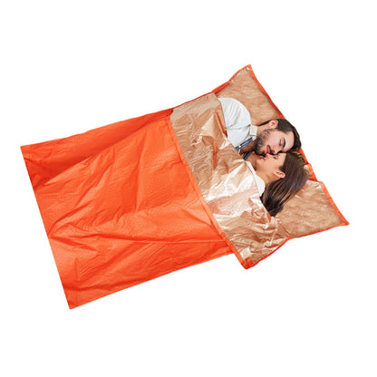 Skorter | Outdoor Hiking Camping Heat-Reflective Thermal Insulation Sleeping Bag Emergency Blanket Double Envelope 200cmx 145cm