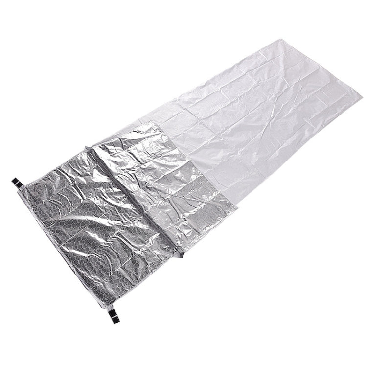 Skorter | Outdoor Hiking Camping Heat-Reflective Thermal Insulation Sleeping Bag Emergency Blanket Single Envelope 200 x 72cm (Silver Gray)